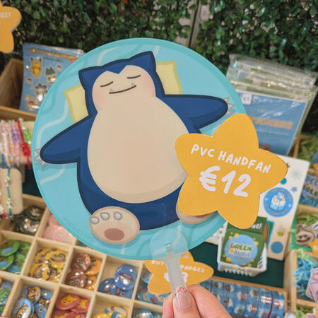 Snorlax Handfan